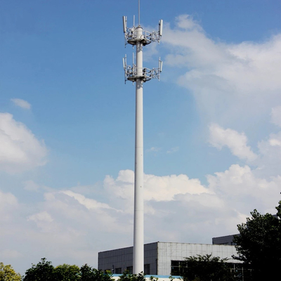Galvanized Steel Tubular Pole Monopole Antenna Tower