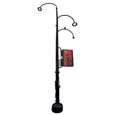 Tubular Steel Tapered Conical Or Octagonal Street Light Poles 6m To 12m