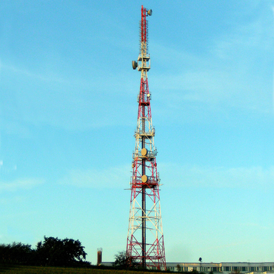 Galvanized Lattice Steel Towers Mobile 35m Free Standing